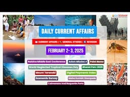 GKToday Current Affairs 🎯2- 3 February, 2025