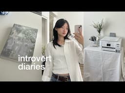 introvert diaries 🛋️ realistic days of a graphic design student, slow mornings, dealing with stress