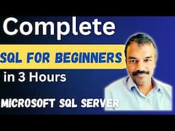 full course SQL | Complete course SQL | SQL course for beginners