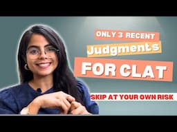 Guaranteed judgment questions for CLAT! Important recent Supreme Court cases! CLAT EXAM & LAW SCHOOL