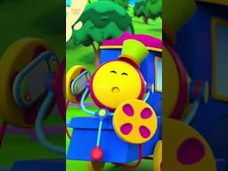 Five Little Trains #trending #nurseryrhymes #shorts #babysongs #kidsmusic #bobthetrain