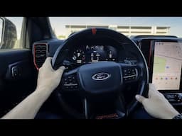 Steering Wheel and Cluster in the Ford Ranger Raptor