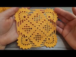 Wonderful & Very Beautiful Crochet Pattern 🌸 Online Tutorial for Beginners | Tığ İşi Örgü Motif