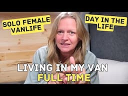 Living in my Van Full Time on my Drive Way | Solo Female Van Life