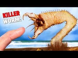 Monster Worm BITES! (Devours Fish Alive)