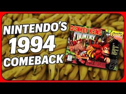 The Story of Donkey Kong Country on Super NES & Nintendo's Console War Comeback in 1994