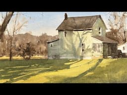 How to Create Light in Watercolor - Step by Step Instruction