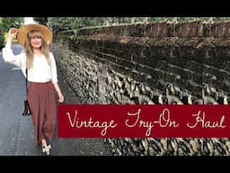 A Vintage Try-On! Car Boot Thrift Haul | Summer 2017