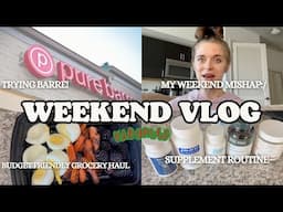 Trying Barre for the First Time + Budget-Friendly Grocery Haul + My Weekend FAIL!