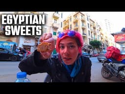 Egyptian sweets in Alexandria | Egypt Vlog 218 | حلويات اسكندرية