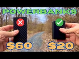 The LIGHTEST power banks in the WORLD (or that I could find…) || One FAILED on my thru hike