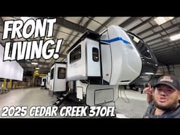 MASSIVE Master Bath Front Living RV! | 2025 Cedar Creek 370FL