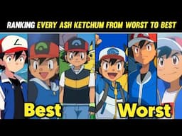 Which Ash Is The Best | Who Is The Strongest | Ranking Every Region Ash | Hindi |