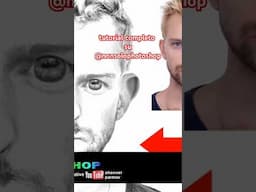 Caricatura Photoshop tutorial italiano, #short #video #nonsolophotoshop #shorts