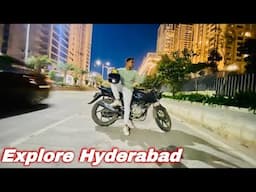 Explore Hyderabad | pulsar 150 vlogs | motovlog | in orbit mall | ITC Kohenur | Episode 01