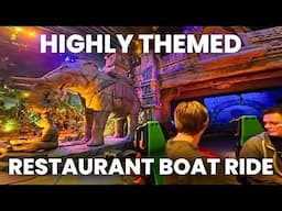 Immersive River Adventure Ride at a Rainforest Cafe! Low Light Full Experience | Galveston, Texas