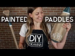 Painted Paddles DIY Decor  |  DIY Wedding Guest Book