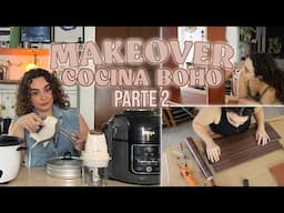 Mueble para cocina DIY 💙🪴☀️ MAKEOVER COCINA pt.