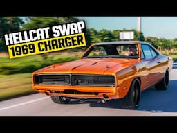 Supercharged '69 Hellcat Swapped Charger First Test Drive - SRT 1969 Charger Ep. 4