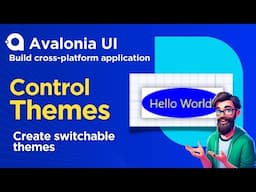 Avalonia Tutorial: Control Themes in Avalonia UI | Control Themes | Visual studio | Cross Platform