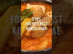 THE kimchi jjigae recipe and tips you need for your best one! #kimchistew #koreanfood #koreanrecipe