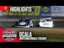 Tuesday Night Feature | Lucas Oil Late Models at Ocala Speedway 2/4/25 | Highlights