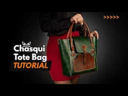 Leather Chasqui Tote bag DIY and Pattern