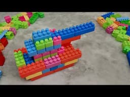 Satisfying DIY Military tank ASMR Building Blocks/block game/ Lego #asmr#asmrsounds#buildingblocks