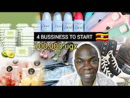 4 BUSSINESS TO START UP WITH 100,000 UGX IN KAMPALA 🇺🇬 TODAY|