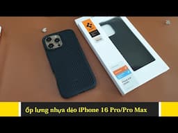 Ốp lưng iPhone 16 Pro/ Pro Max Spigen Core Armor: Thương hiệu Mỹ, thiết kế thể thao, bảo vệ tốt