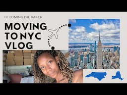 PhD Student Moving to New York City Short Vlog! | Becoming Dr. Baker