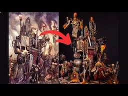 Kitbashing INQUISITOR KARAMAZOV and the THRONE OF JUDGEMENT using Artwork!!