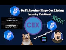 De.fi Big Update! Huge CEX Listing This Month On One Of The Most Important Projects In Crypto