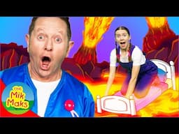 The Floor is Lava Dance & More | Safe Kids Songs & Games | The Mik Maks