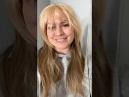 Let’s see if I can make over these super blonde fake bangs #hairdye #sabrinacarpentertour #fakebangs