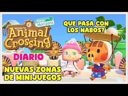 QUÉ PASO CON LOS NABOS? - NUEVAS ZONITAS PARA MINIJUEGOS - ANIMAL CROSSING NEW HORIZONS