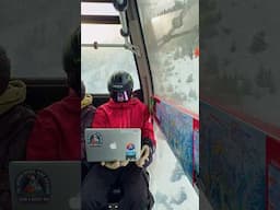 Working from the slopes be like…🫠pt2