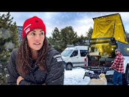 Solving our BIGGEST Winter Truck Camping Problem!