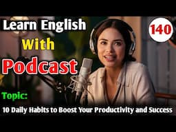 10 Daily Habits to Boost Your Productivity and Success | English Learning Podcast | English Podcast