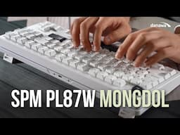 몽돌 스위치로 ASMR. SPM PL87W 몽돌입니다. [키보드를 칩니다]