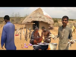 Hunt to Survive | Tribal Hunting Village Life Pakistan | Cooking Traditional Food | Wild Hadza Tribe