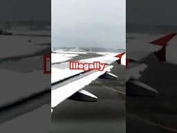 Plane Taking Off With Snow On Wings!