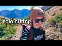 solo hiking in the Canadian Rockies (buying a van, birthday hike up Mist Mountain)