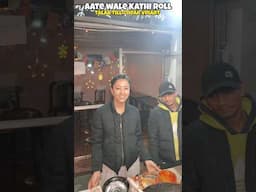 Ladakhi girl selling Aata Kathi roll 😍#shorts #food