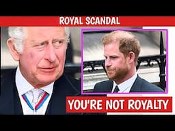 HARRY BITTER AS All Efforts In The Trial Go To Zero As Charles Drops Bombshell Harry is Not Royal