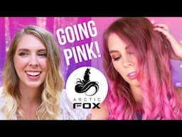 Dyeing My Hair Pink At Home | Arctic Fox & No Bleach | ColorMeCassie