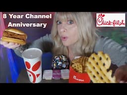 ASMR Chick Fil A Mukbang | 8 Year Channel Anniversary