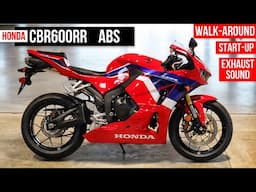 2021 Honda CBR600RR ABS Sportbike Walkaround + Exhaust Sound | CBR 600 RR Supersport Motorcycle