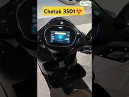 All New Chetak 3501😍 - What's New🤔 #chetak3501 #electricscooter #shorts