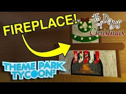 🎄| BUILDING A FIREPLACE IN MY CABIN! | Roblox Theme Park Tycoon 2